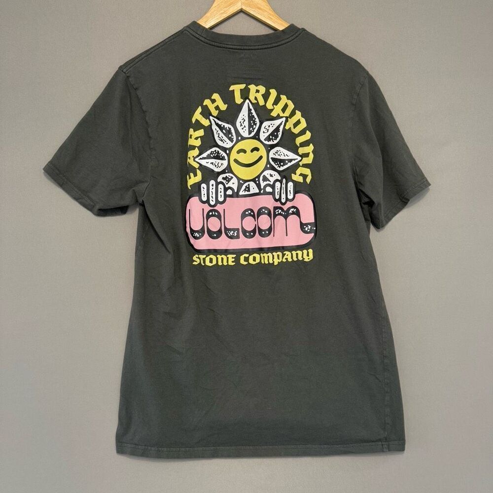 Volcom Men’s Short Sleeve Flower Graphic T-Shirt Skater Style Size Large